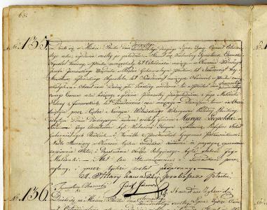 Akt urodzenia Marii Leopoldy Chamskiej